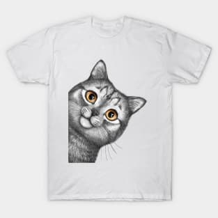 Gray cat T-Shirt